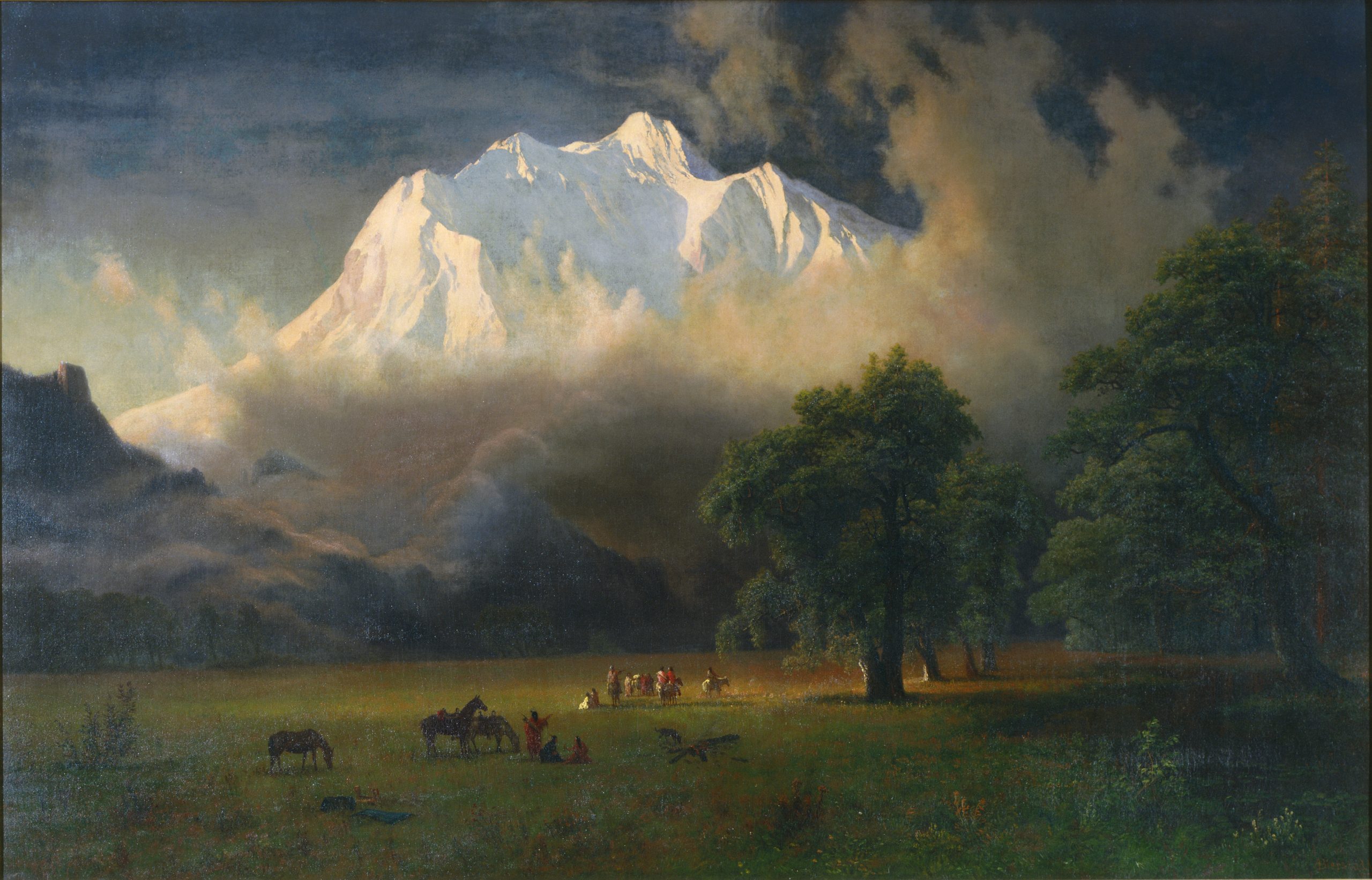 Человек и природа в 19 веке. Albert Bierstadt (American, 1830-1902).